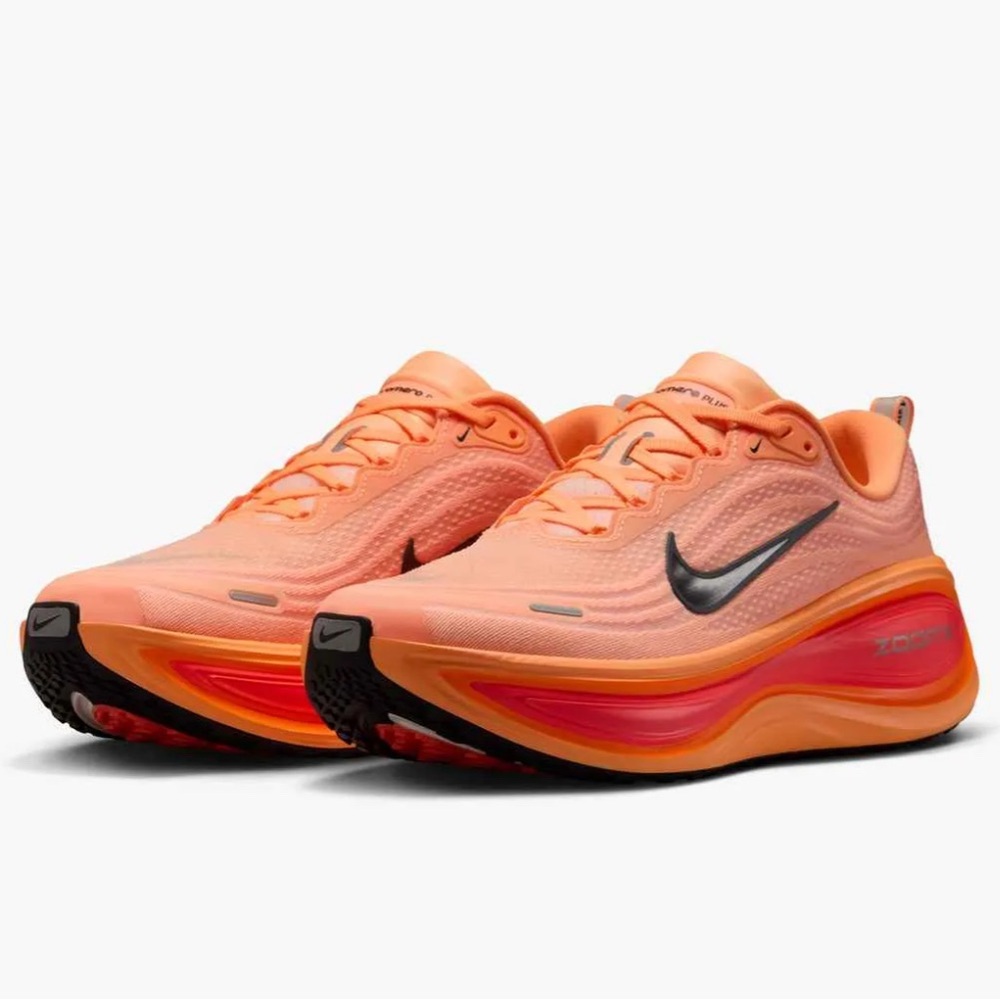 NEW NIKE VOMERO PLUS ZoomX Running Shoe ORG PULSE/BLK-HOT LAVA MEN'S 6 WMNS 7.5 - Picture 2 of 7